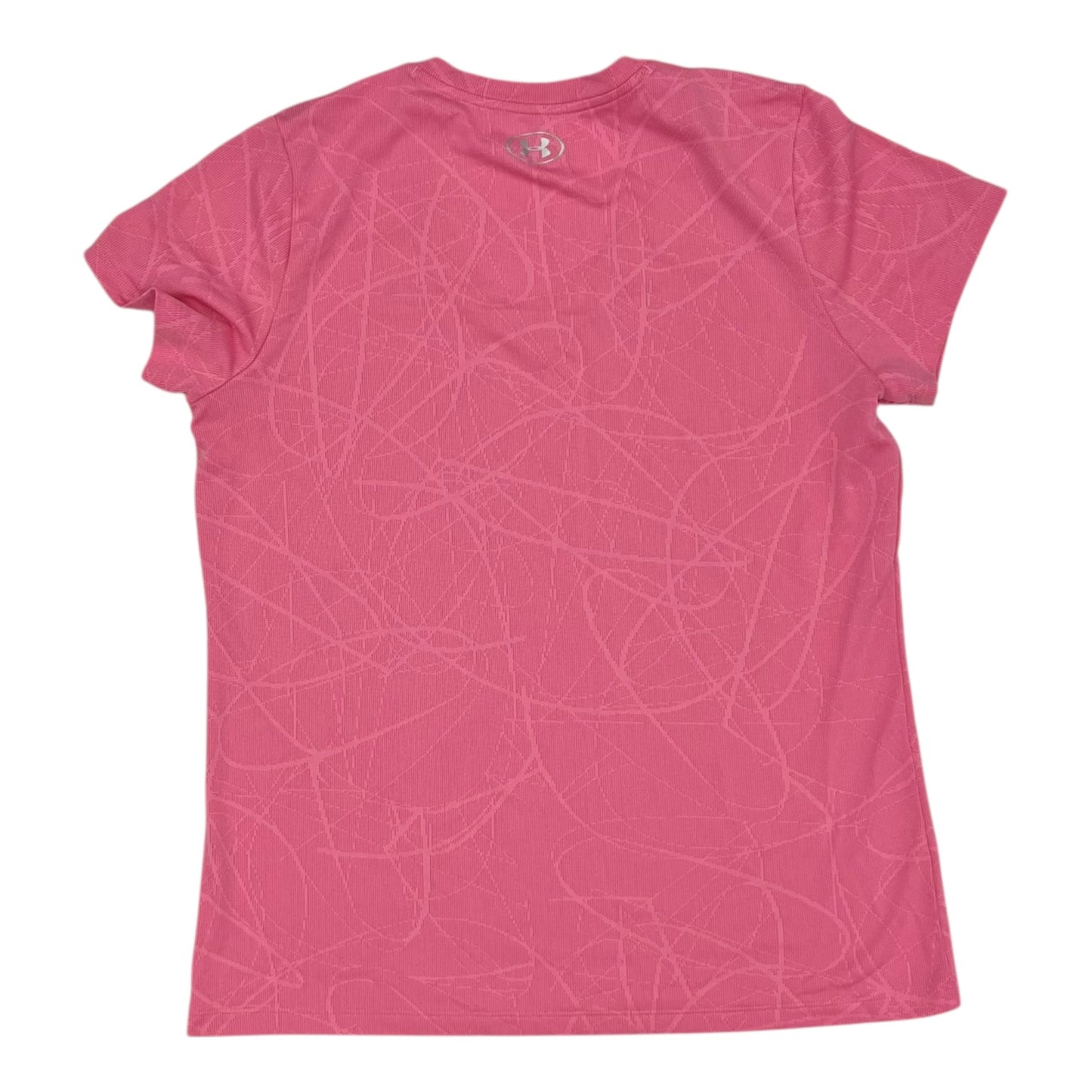 Athletic Top Ss By Under Armour In Pink, Size:L
