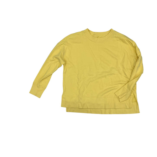 Sweatshirt Crewneck By Time And Tru In Yellow, Size:L