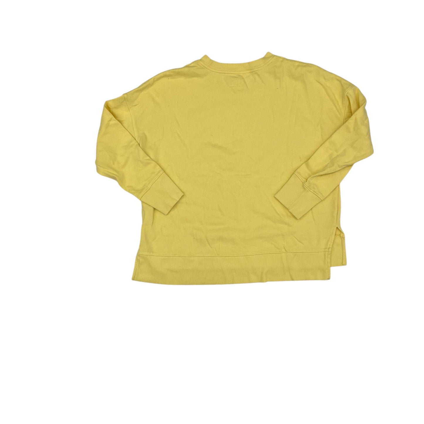 Sweatshirt Crewneck By Time And Tru In Yellow, Size:L