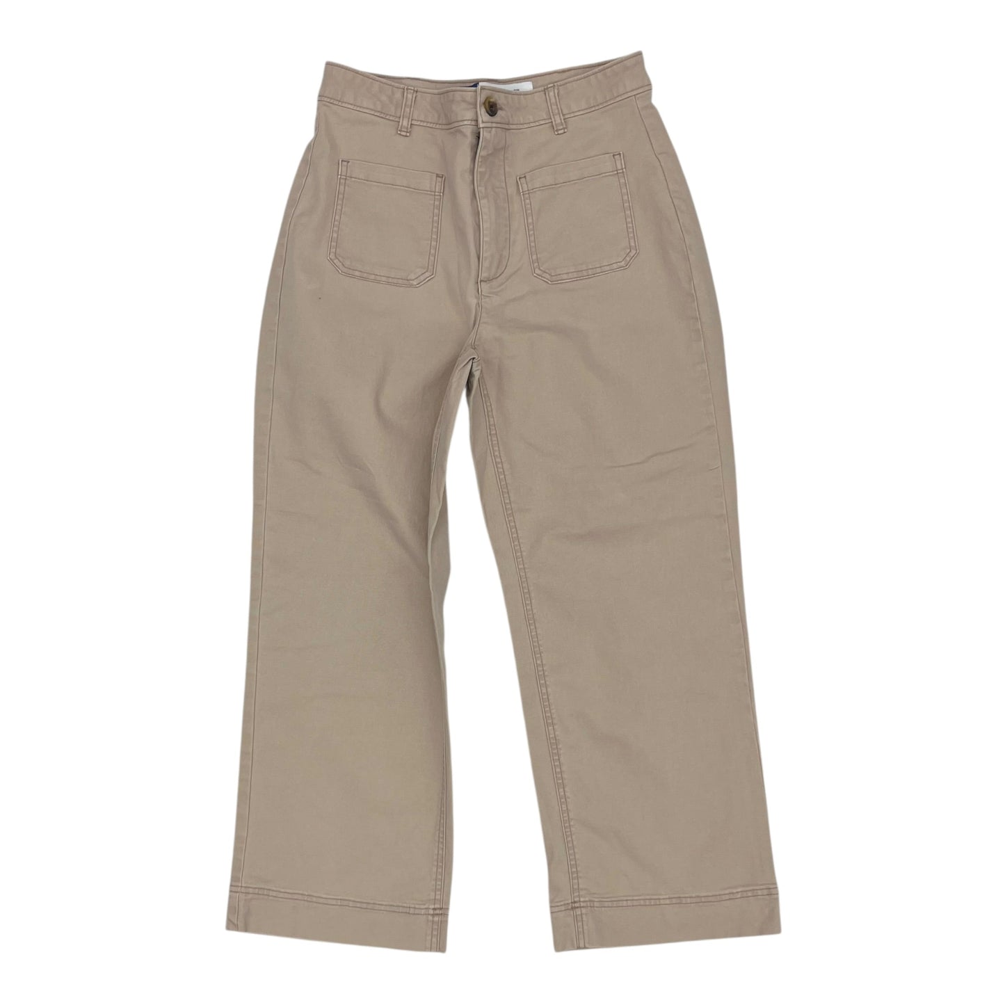 Pants Wide Leg By Old Navy In Tan, Size:4