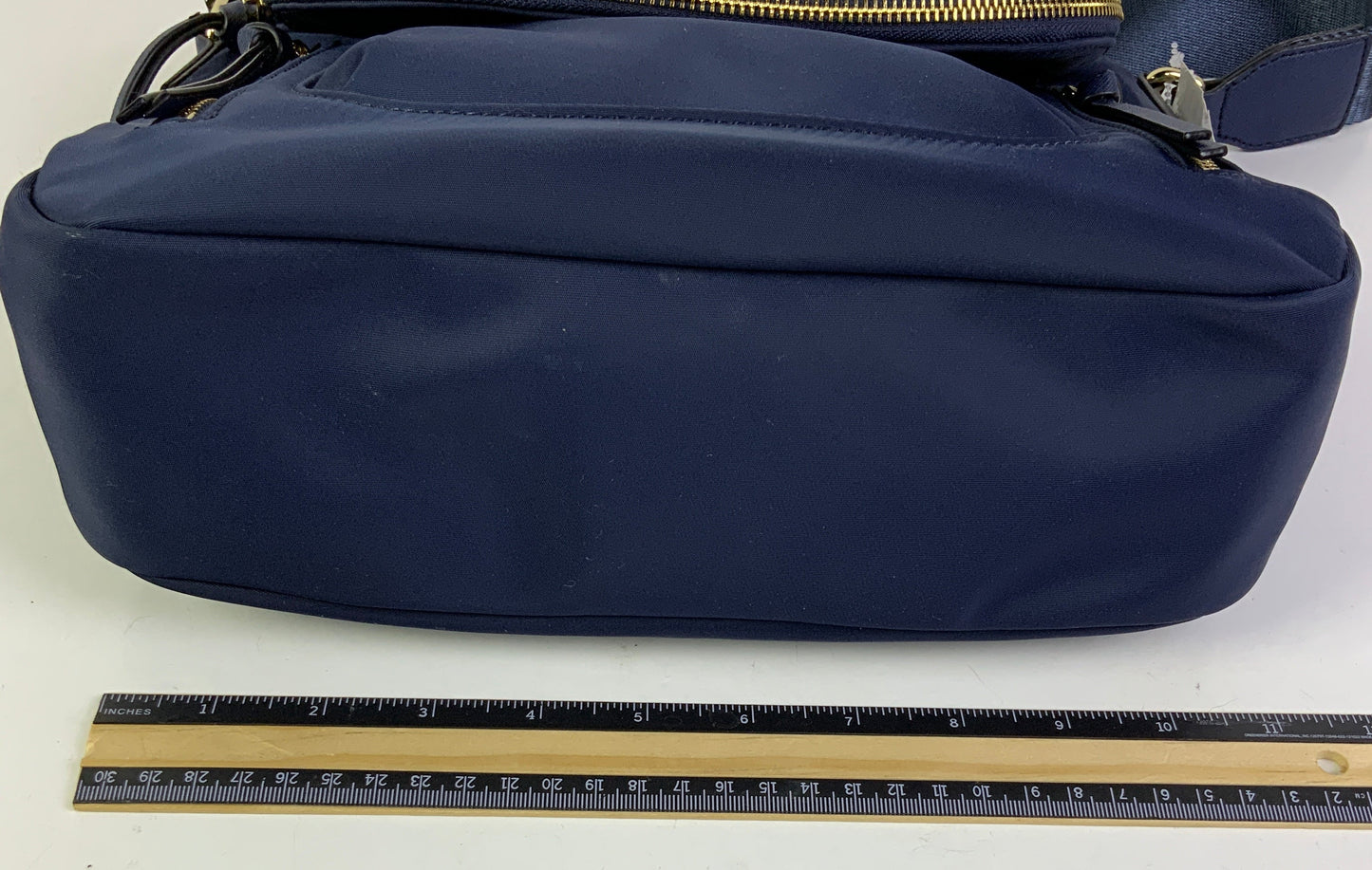 Crossbody Designer By Karl Lagerfeld In Blue, Size:Medium