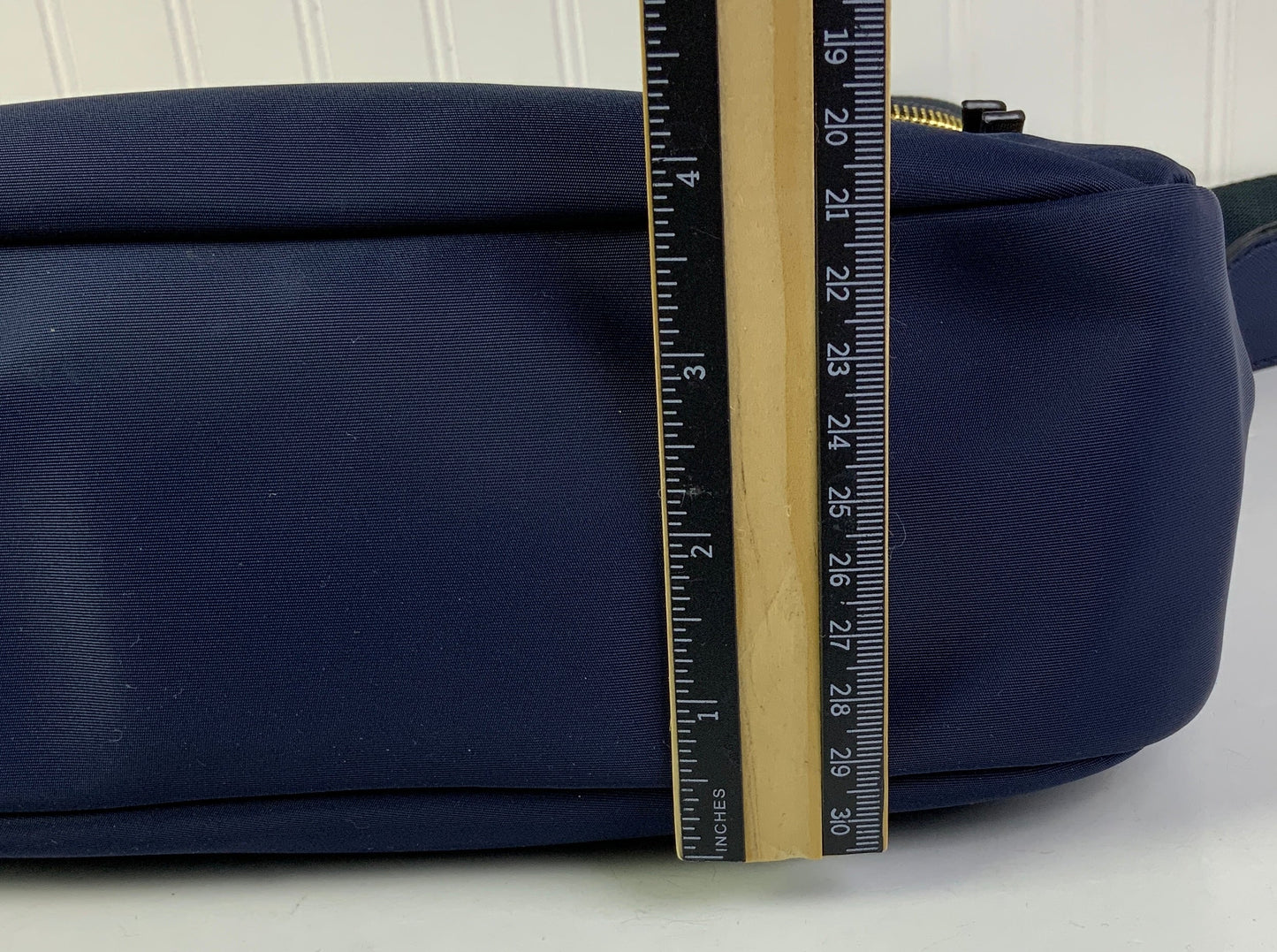 Crossbody Designer By Karl Lagerfeld In Blue, Size:Medium