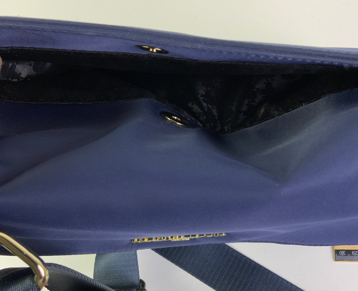 Crossbody Designer By Karl Lagerfeld In Blue, Size:Medium
