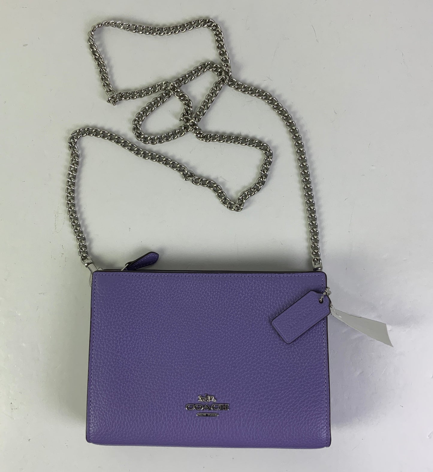 Crossbody Designer By Coach In Purple, Size:Small