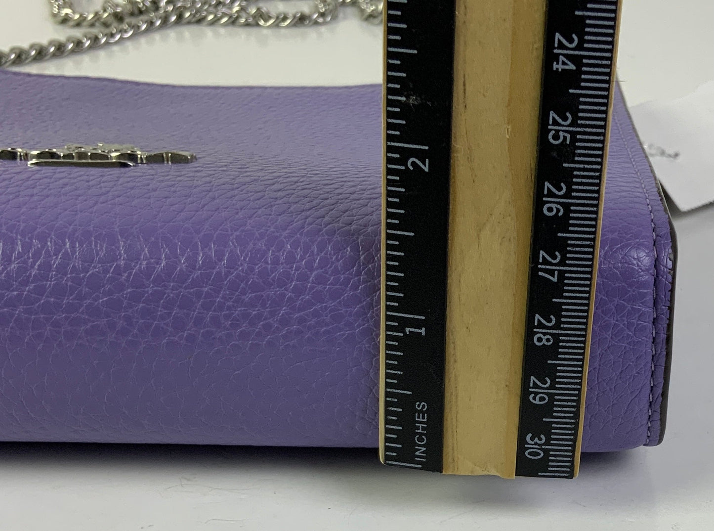 Crossbody Designer By Coach In Purple, Size:Small