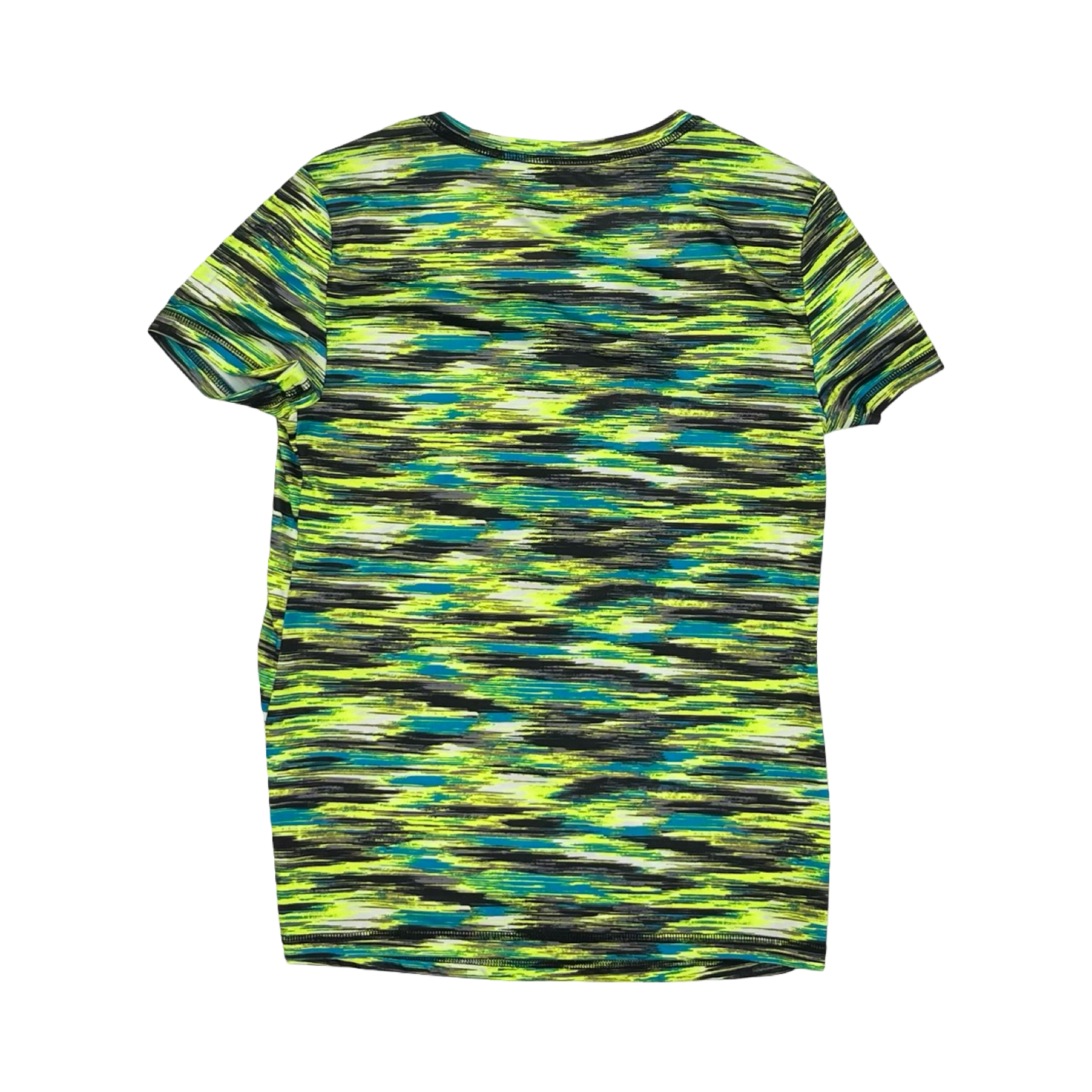 Athletic Top Ss By Exertek In Blue & Green, Size:S