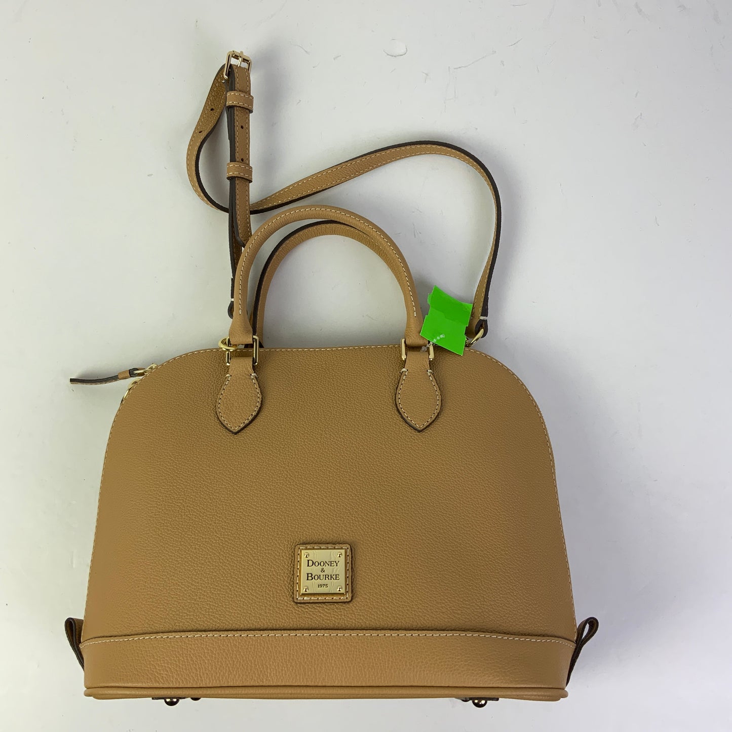 Handbag Designer By Dooney And Bourke In Tan, Size:Medium