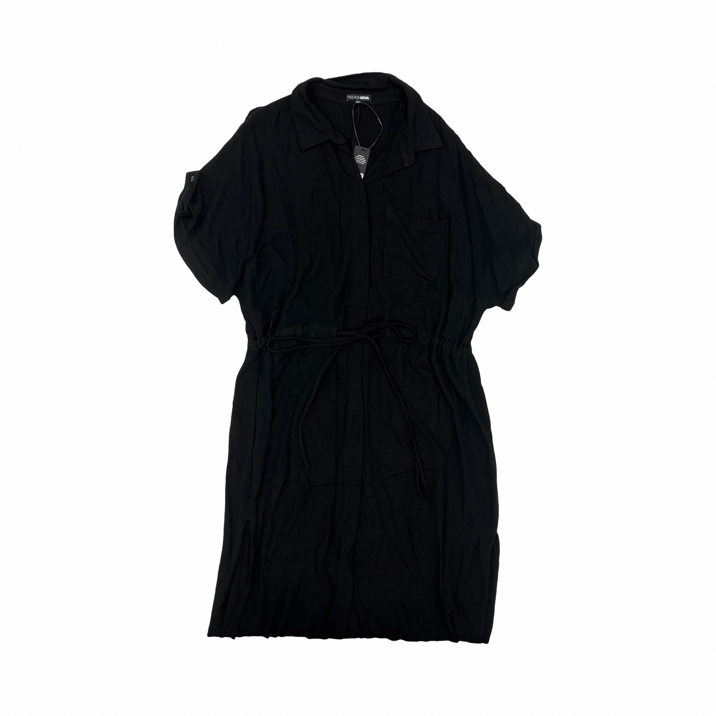 Dress Casual Maxi By Fashion Nova In Black, Size:1X