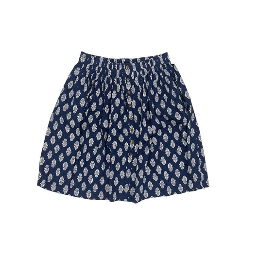Skirt Midi By J. Crew In Blue & White, Size:Xl