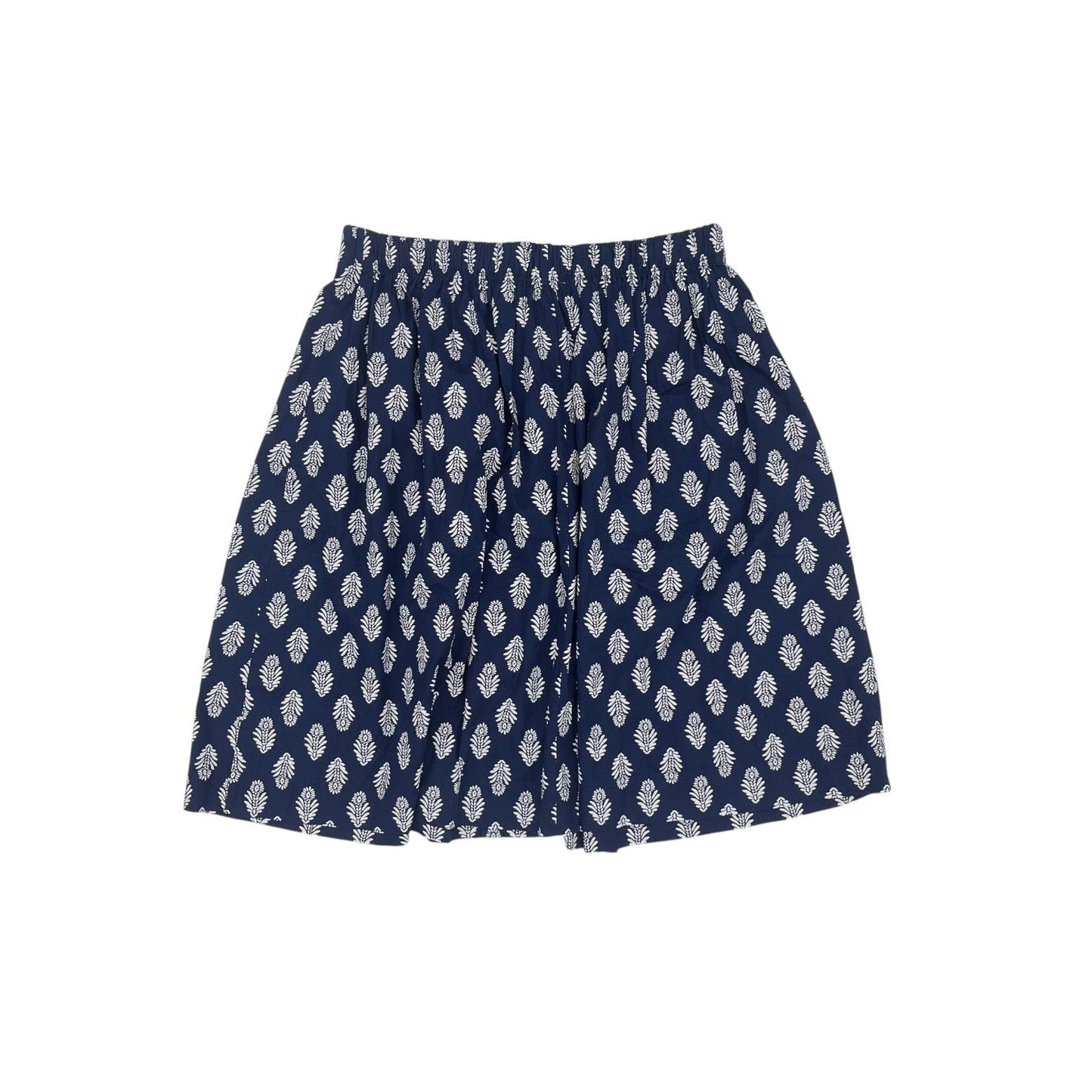 Skirt Midi By J. Crew In Blue & White, Size:Xl
