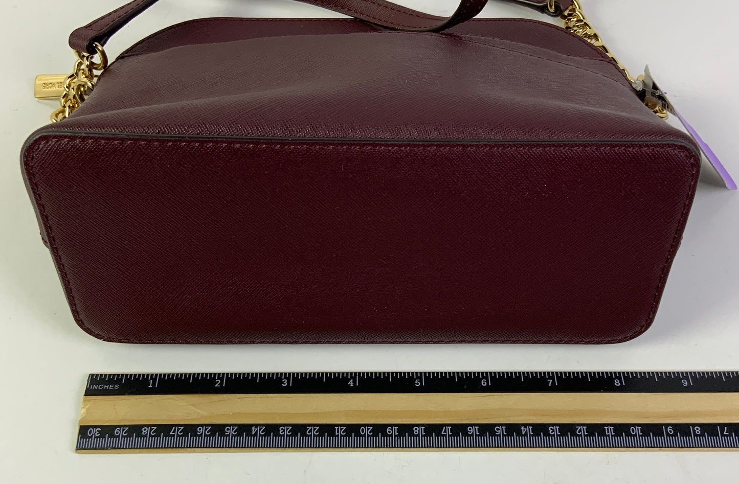 Crossbody Designer By Michael Kors In Maroon, Size:Small