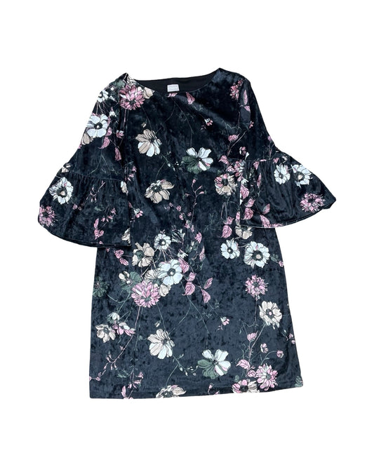 Dress Party Midi By Chicos In Black & Pink, Size:M