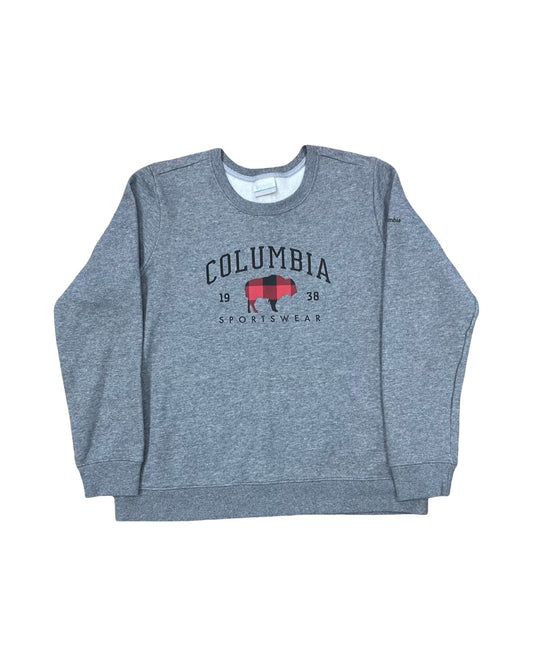 Sweatshirt Crewneck By Columbia In Grey, Size:L