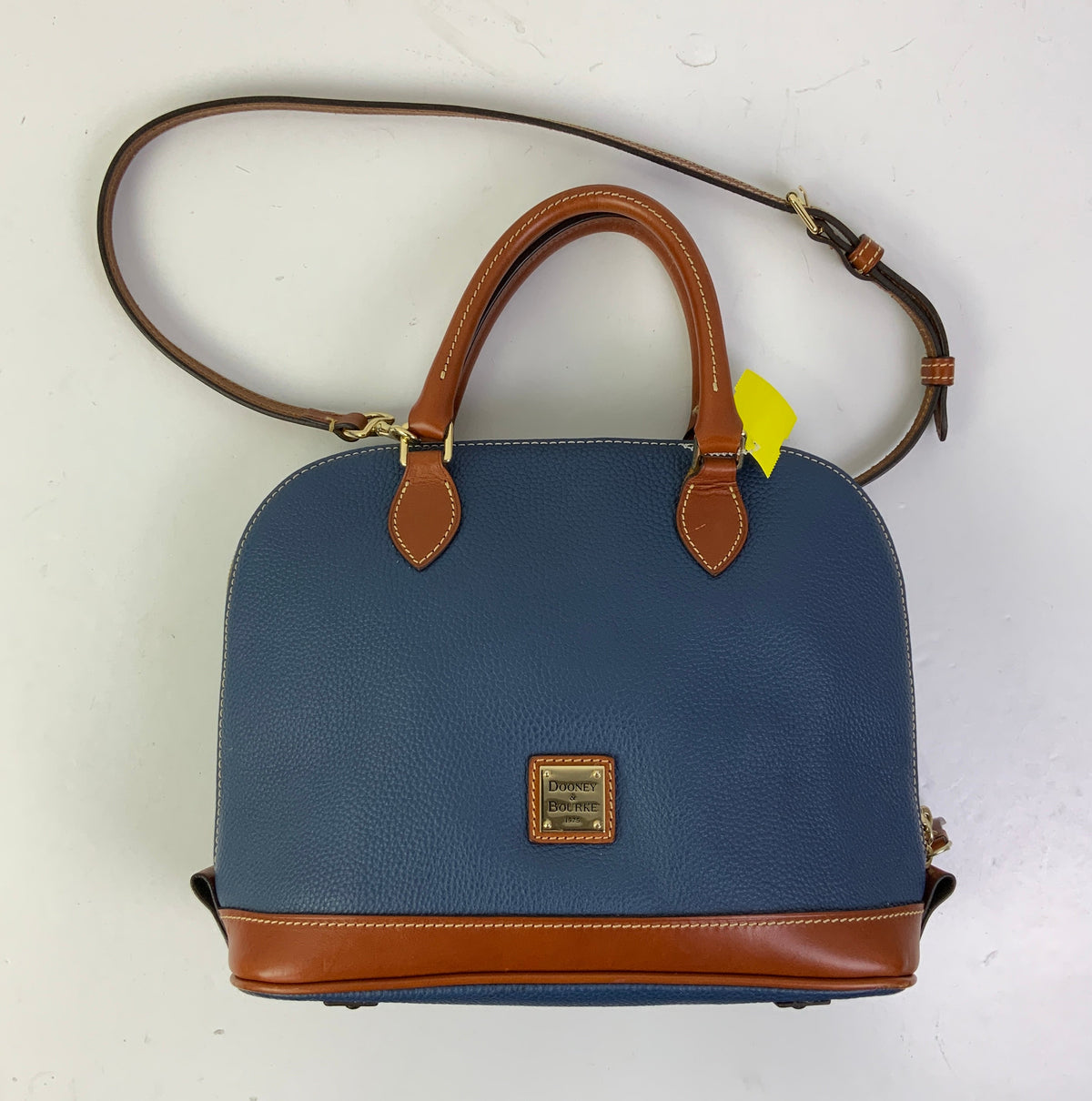 Handbag Designer By Dooney And Bourke In Navy, Size:Medium