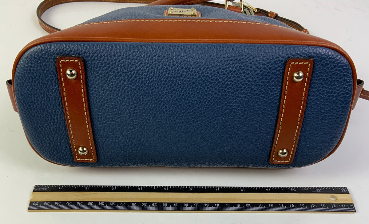 Handbag Designer By Dooney And Bourke In Navy, Size:Medium