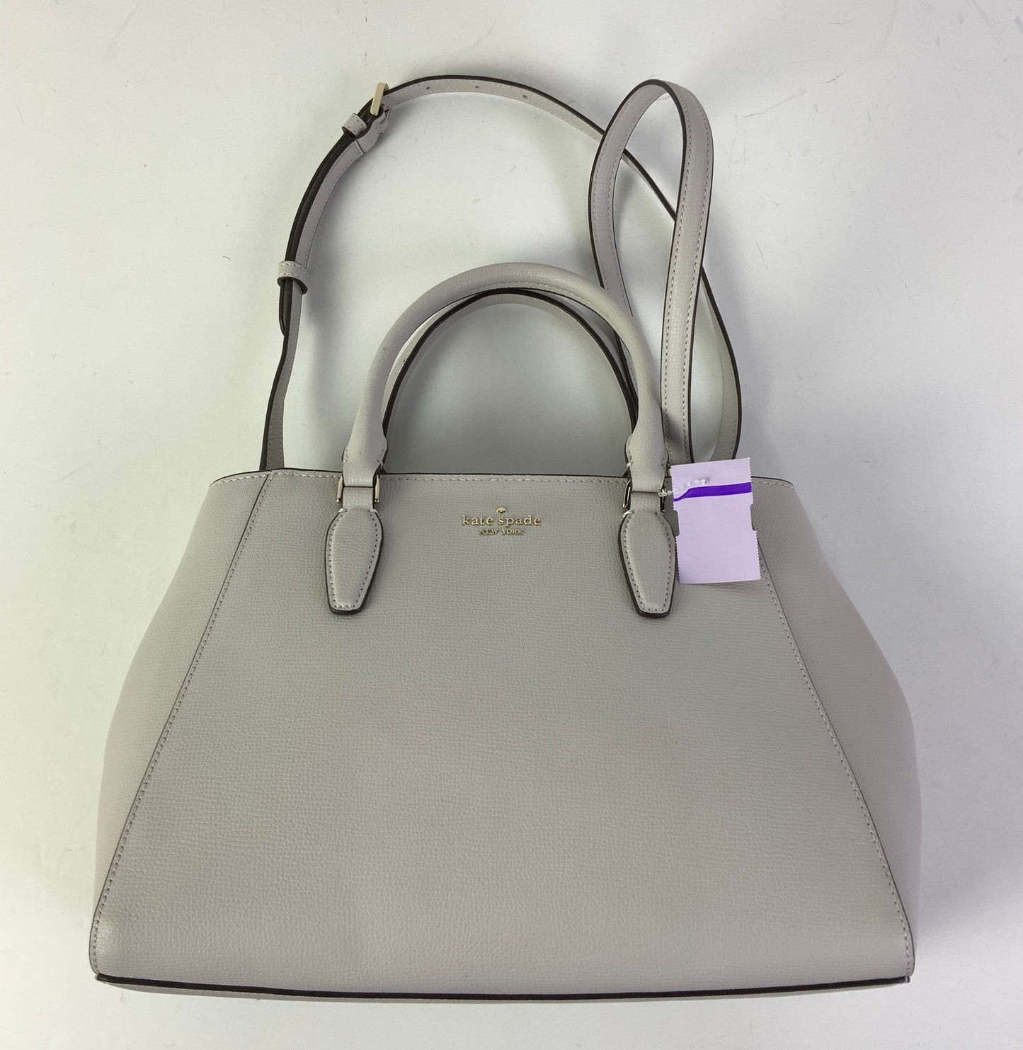 Handbag Designer By Kate Spade In Ivory, Size:Medium