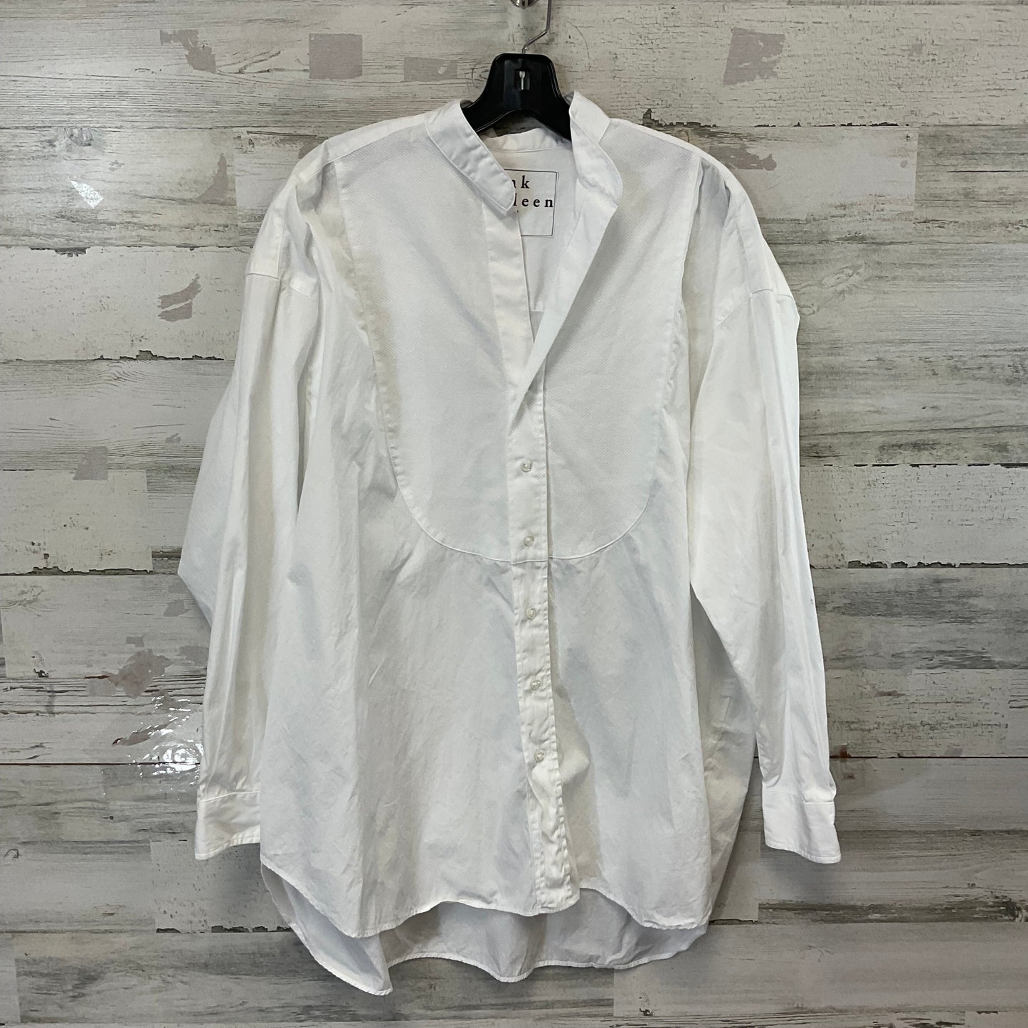 Blouse Ls By Frank And Eileen In White, Size:S