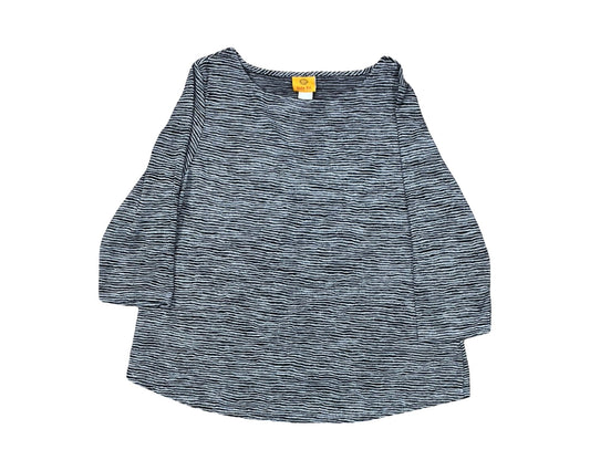 Top 3/4 Sleeve By Ruby Rd In Grey, Size:M