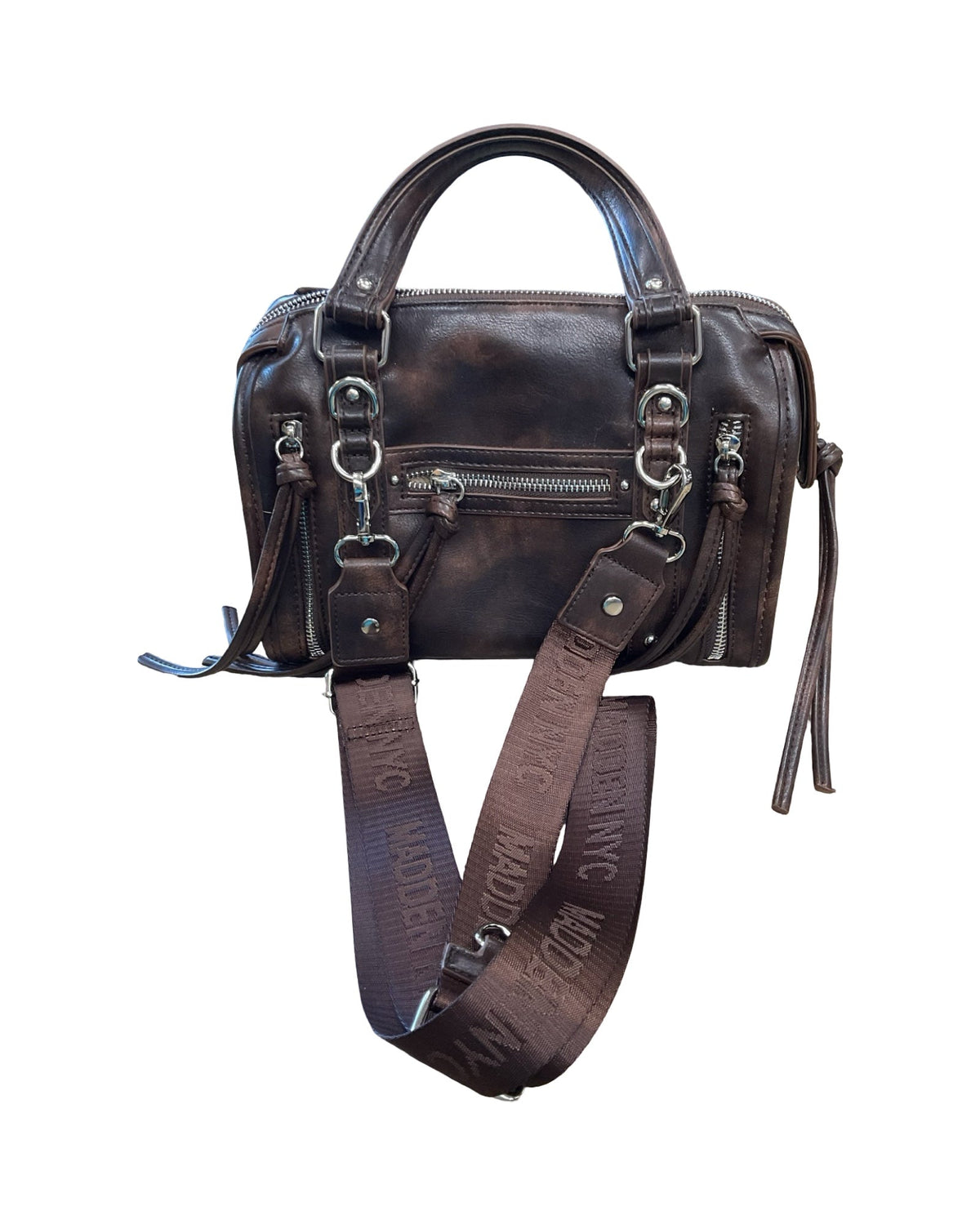 Handbag By Madden Nyc In Brown, Size:Small