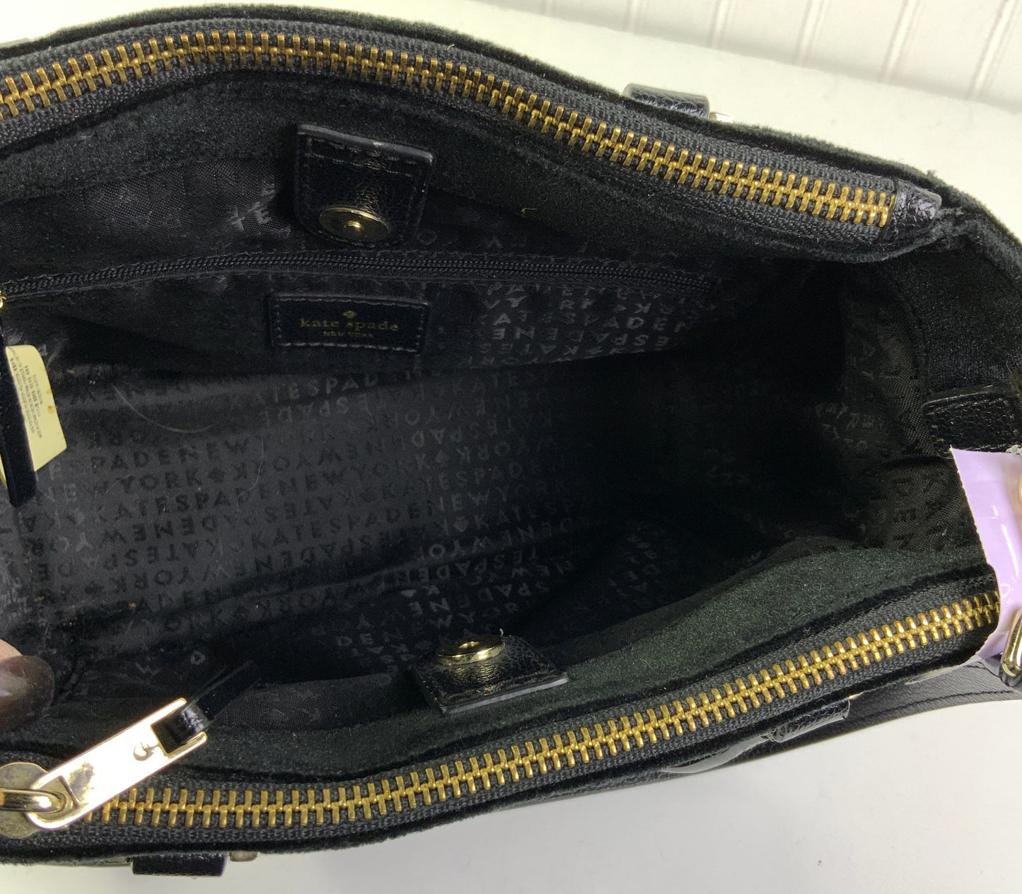 Handbag Designer By Kate Spade In Black, Size:Small