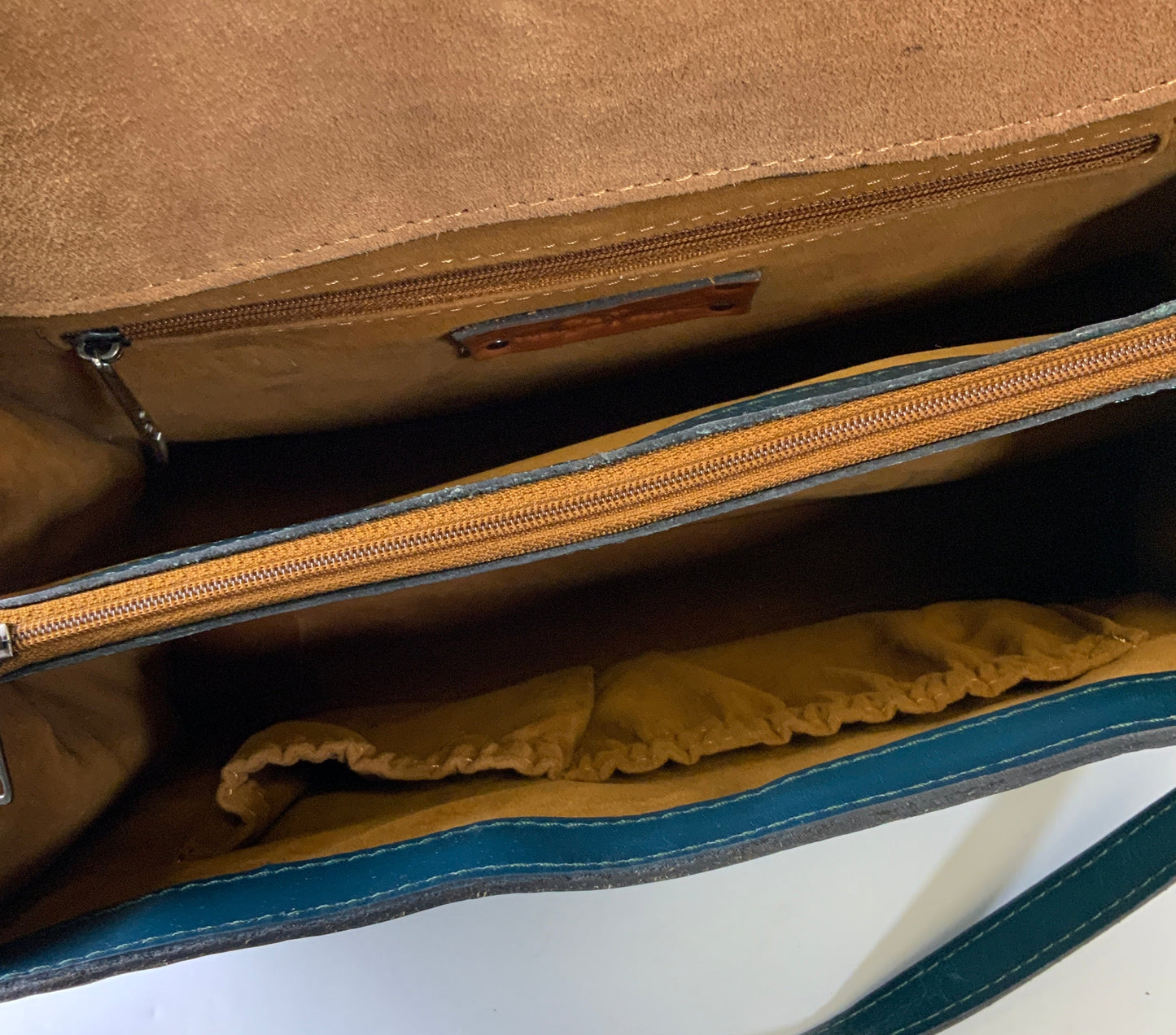 Handbag Designer By Patricia Nash In Teal, Size:Large OTHER INFO: AS IS