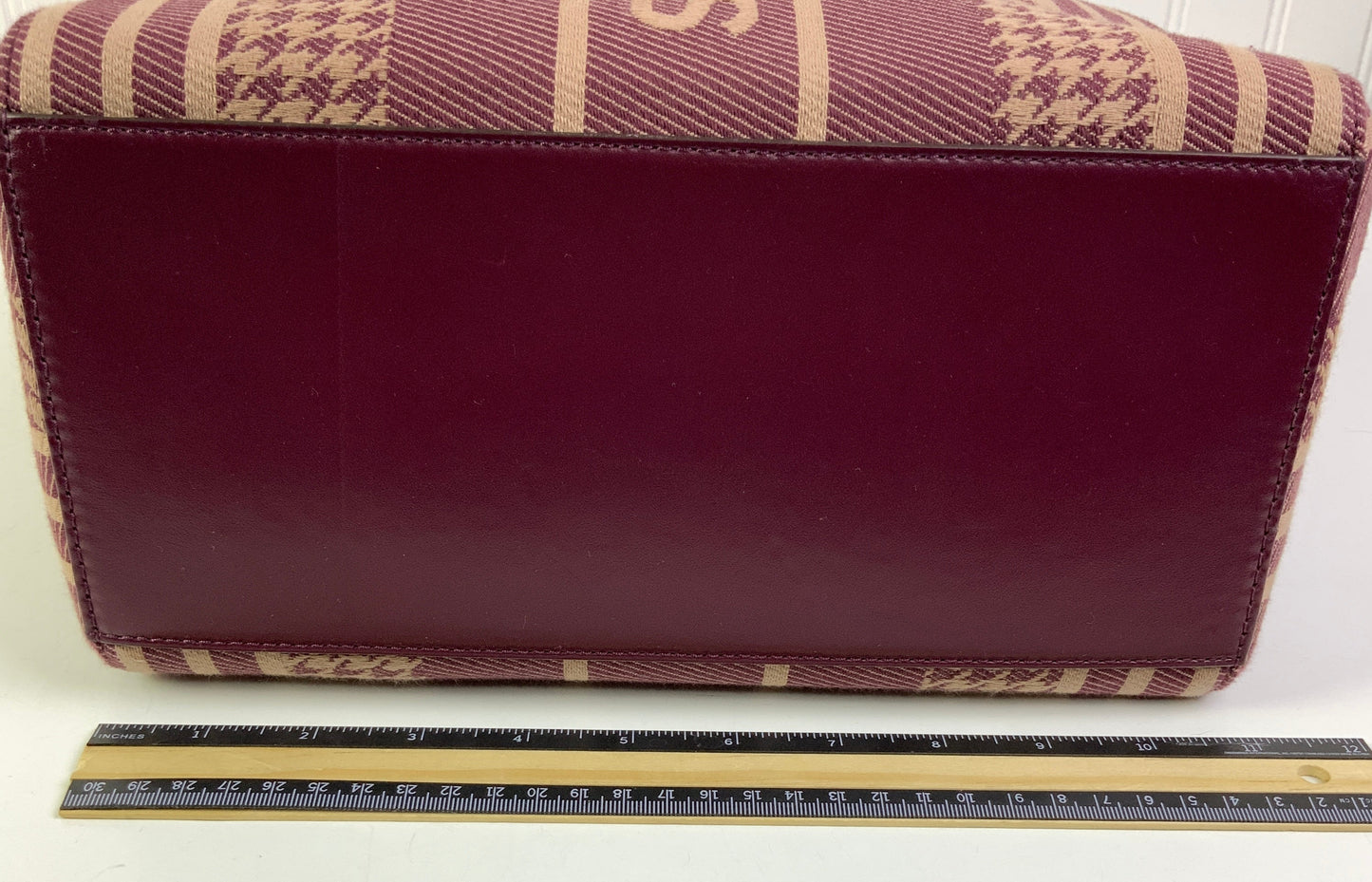Handbag Designer By Michael Kors In Maroon, Size:Large