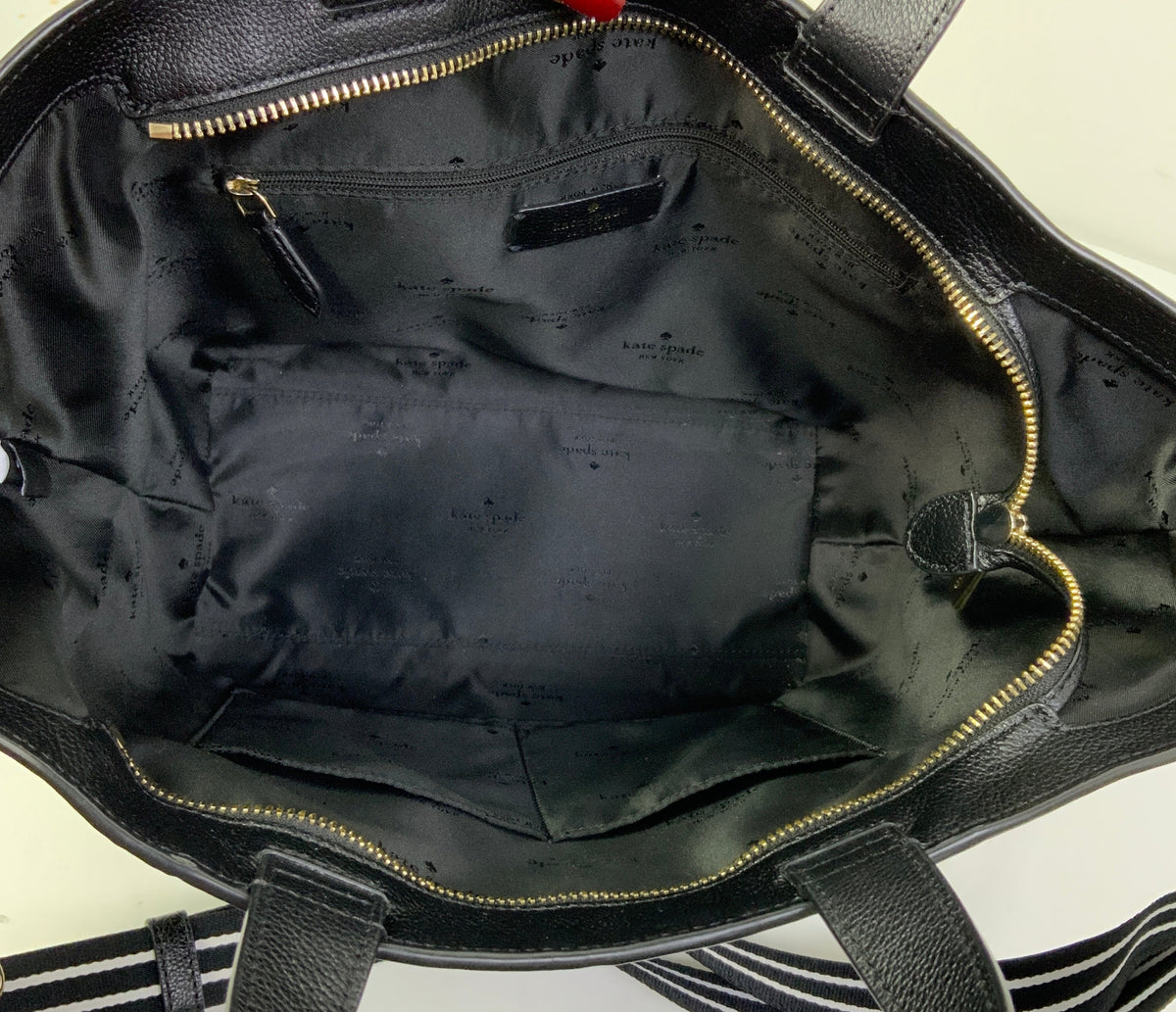 Handbag Designer By Kate Spade In Black, Size:Medium