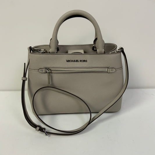 Handbag Designer By Michael Kors In Taupe, Size:Small