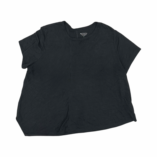 Athletic Top Ss By Athleta In Grey, Size:1X