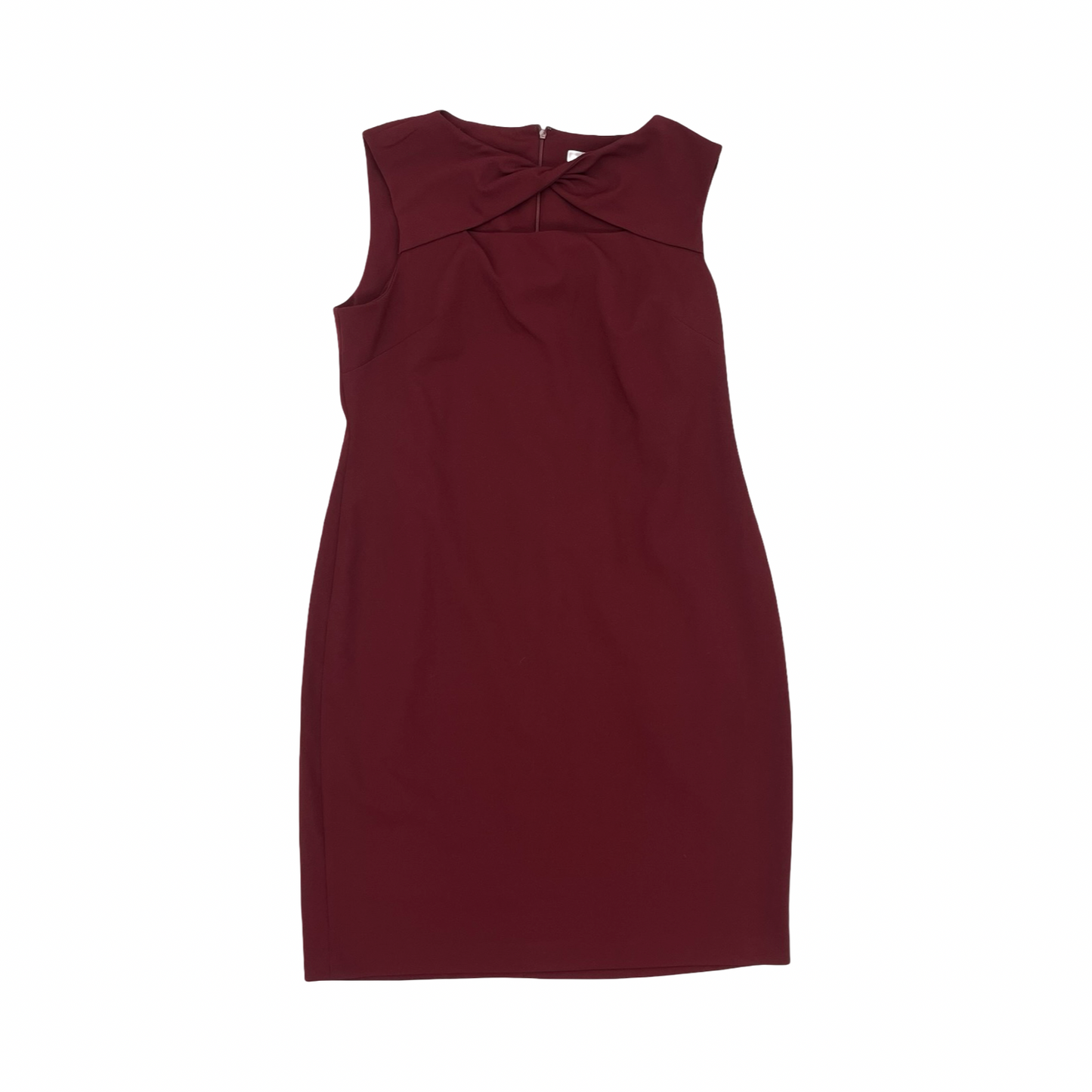 Dress Work By Calvin Klein In Red, Size:16