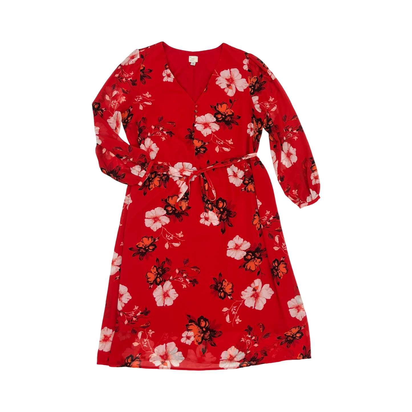 Dress Casual Short By A New Day In Red, Size:Xl