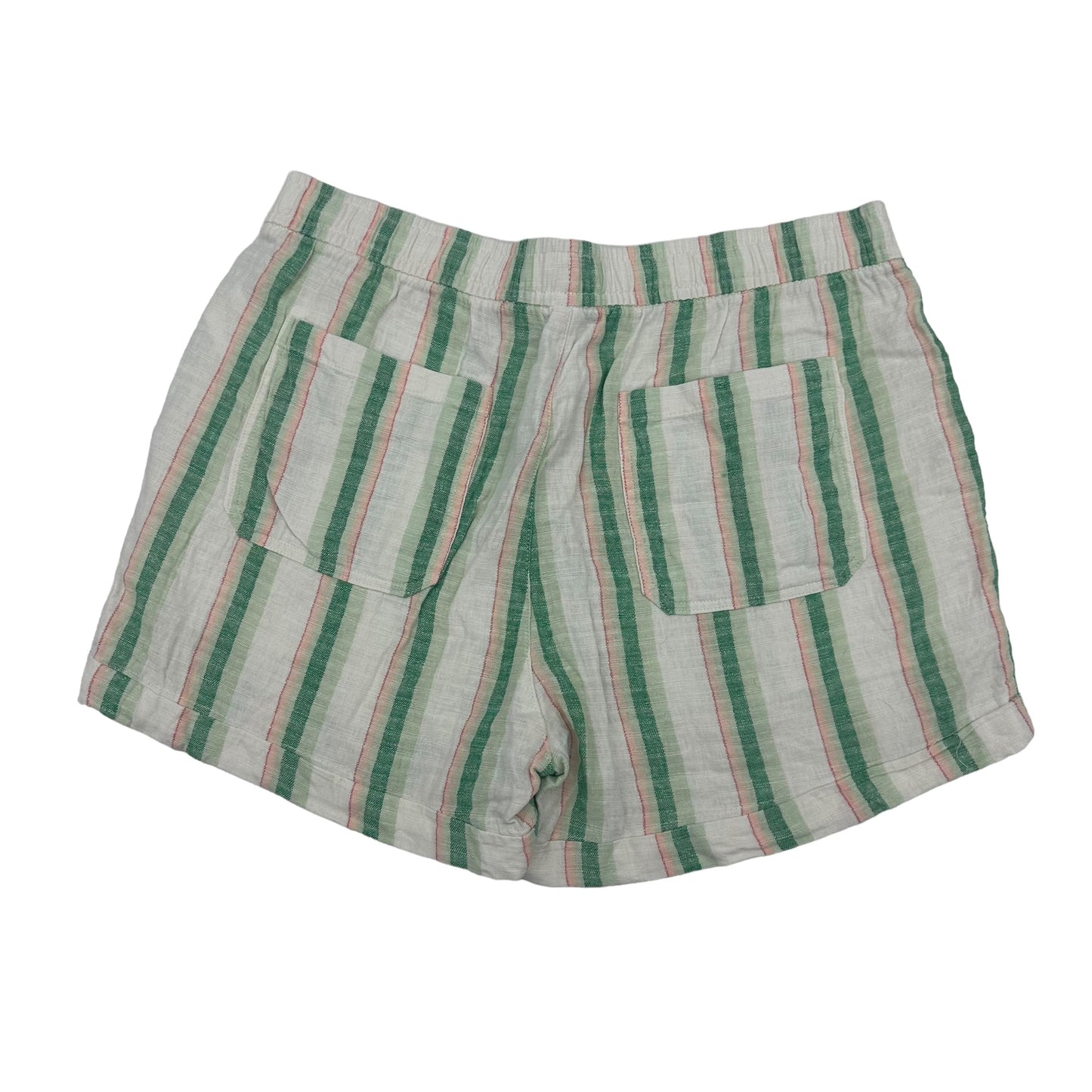 CREAM & GREEN OLD NAVY SHORTS, Size L