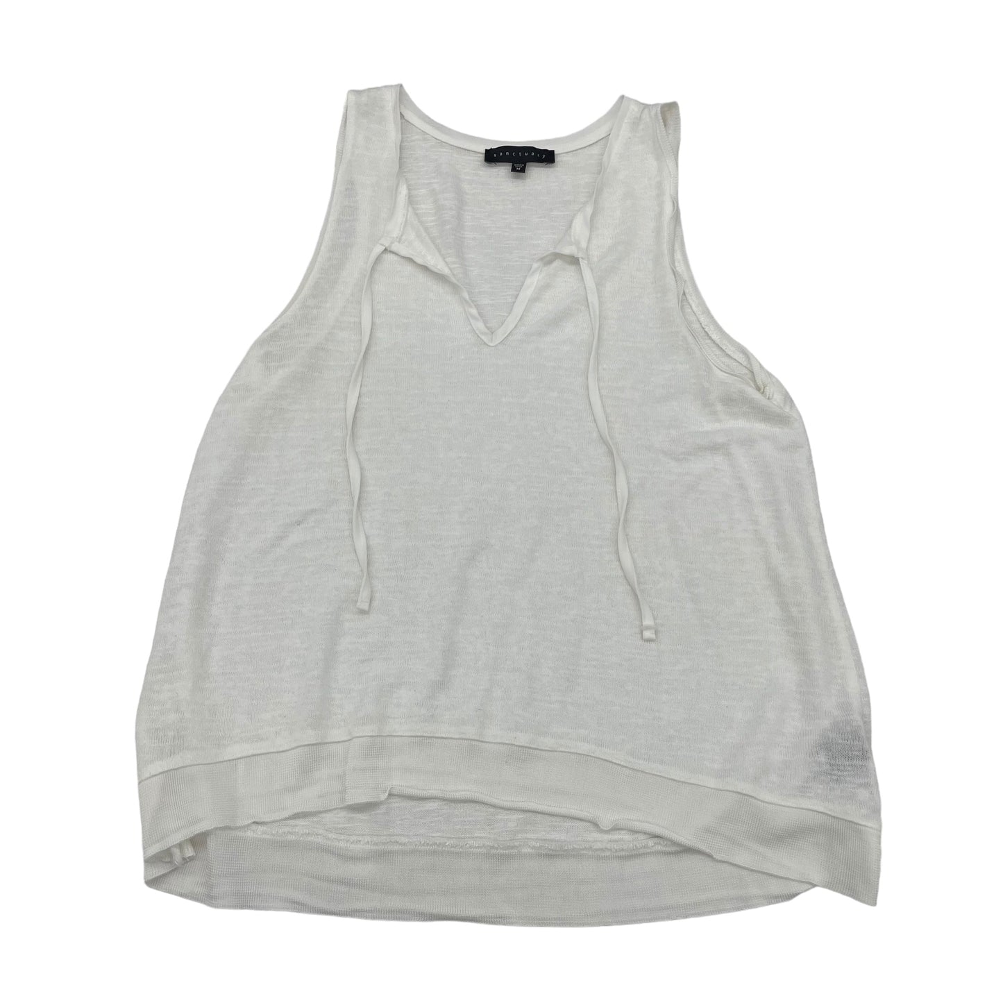 WHITE TOP SLEEVELESS by SANCTUARY Size:M