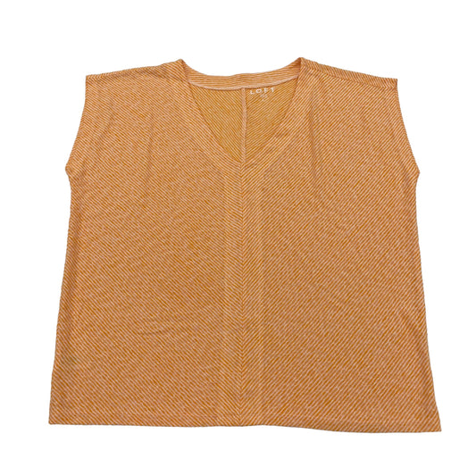 ORANGE TOP LS by LOFT Size:L