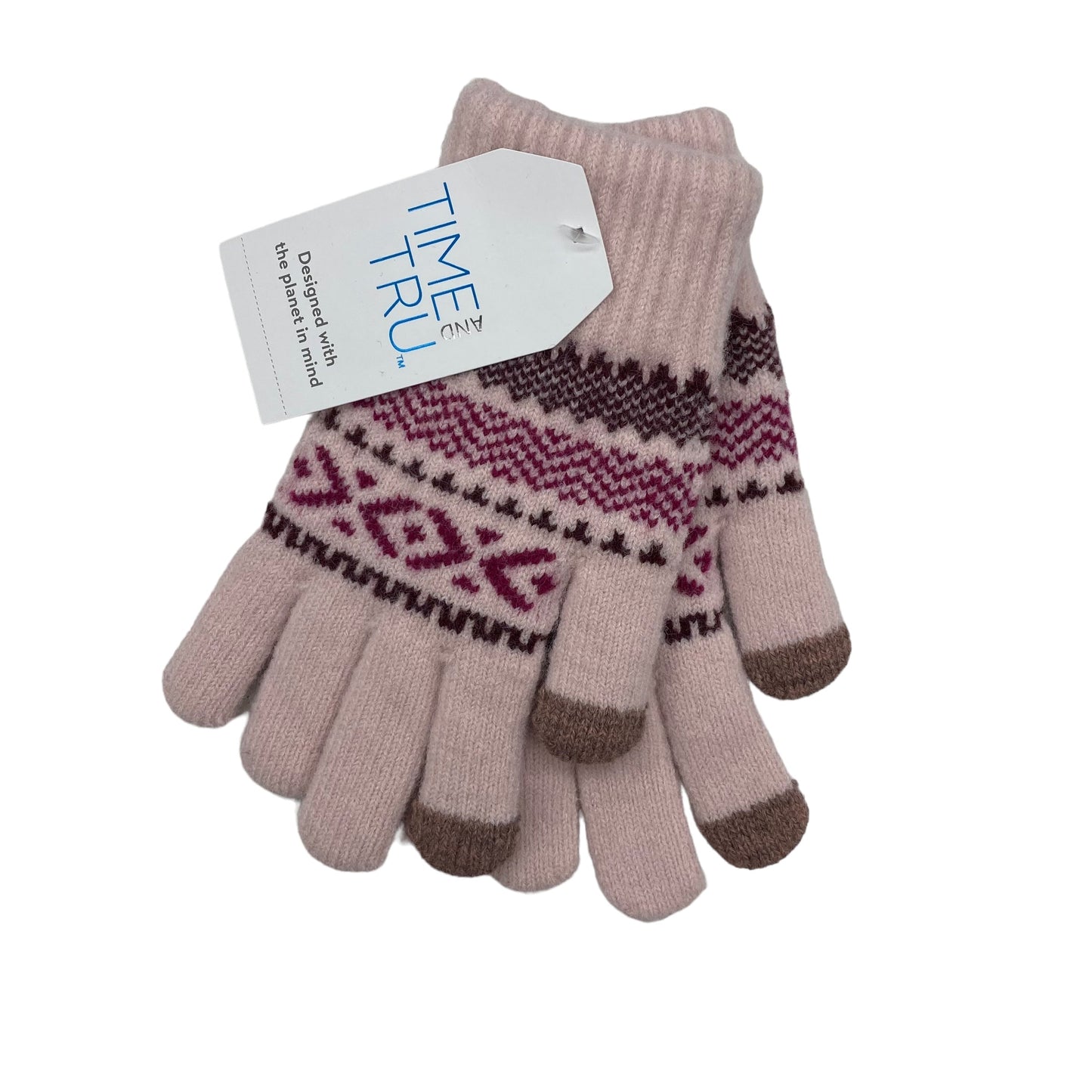 PINK GLOVES by TIME AND TRU