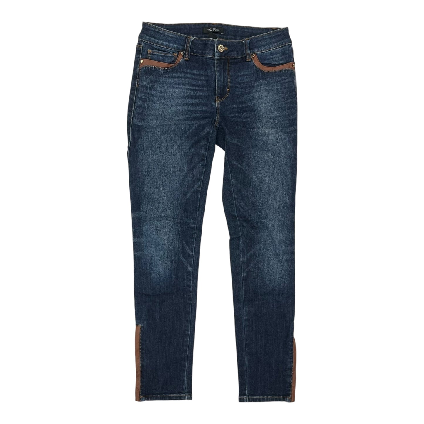 Jeans Skinny By White House Black Market In Blue Denim, Size:0