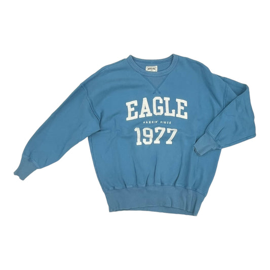 Sweatshirt Crewneck By American Eagle In Blue, Size:Xs