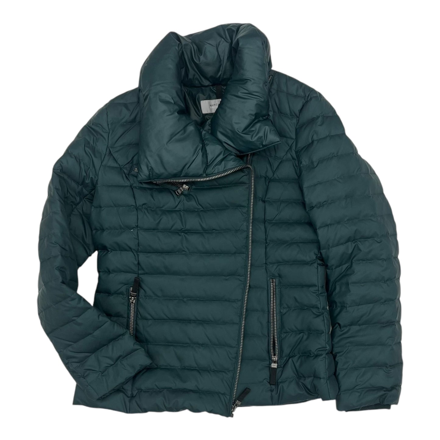 Coat Puffer & Quilted By Marc New York In Green, Size:M