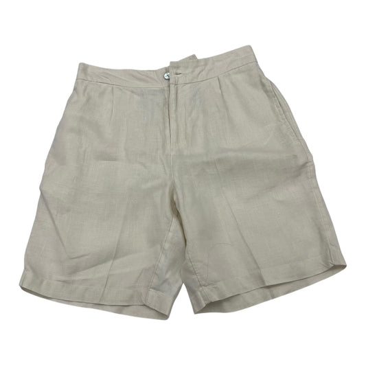 Shorts By Tahari By Arthur Levine In Cream, Size:S