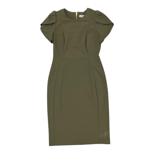 Dress Work By Calvin Klein In Green, Size:6