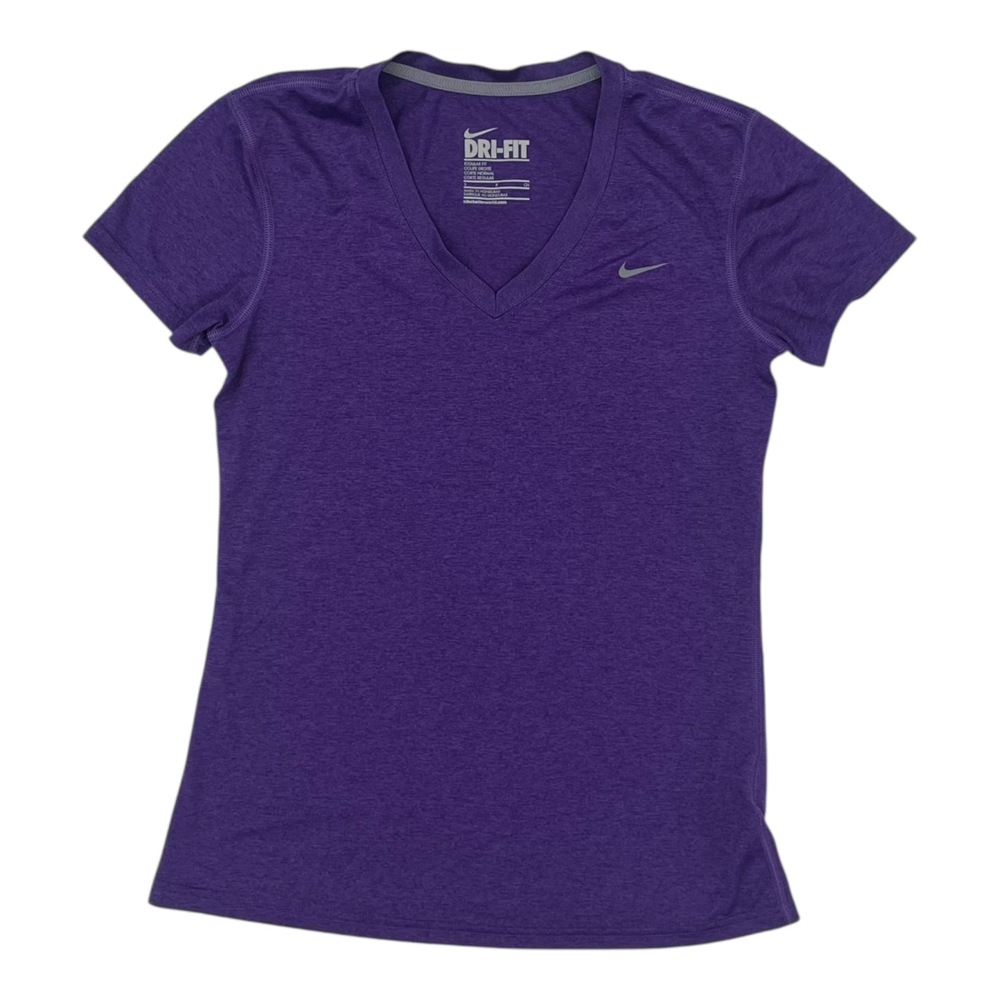 Athletic Top Ss By Nike Apparel In Purple, Size:S
