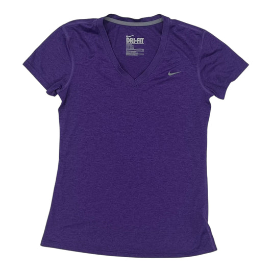 Athletic Top Ss By Nike Apparel In Purple, Size:S