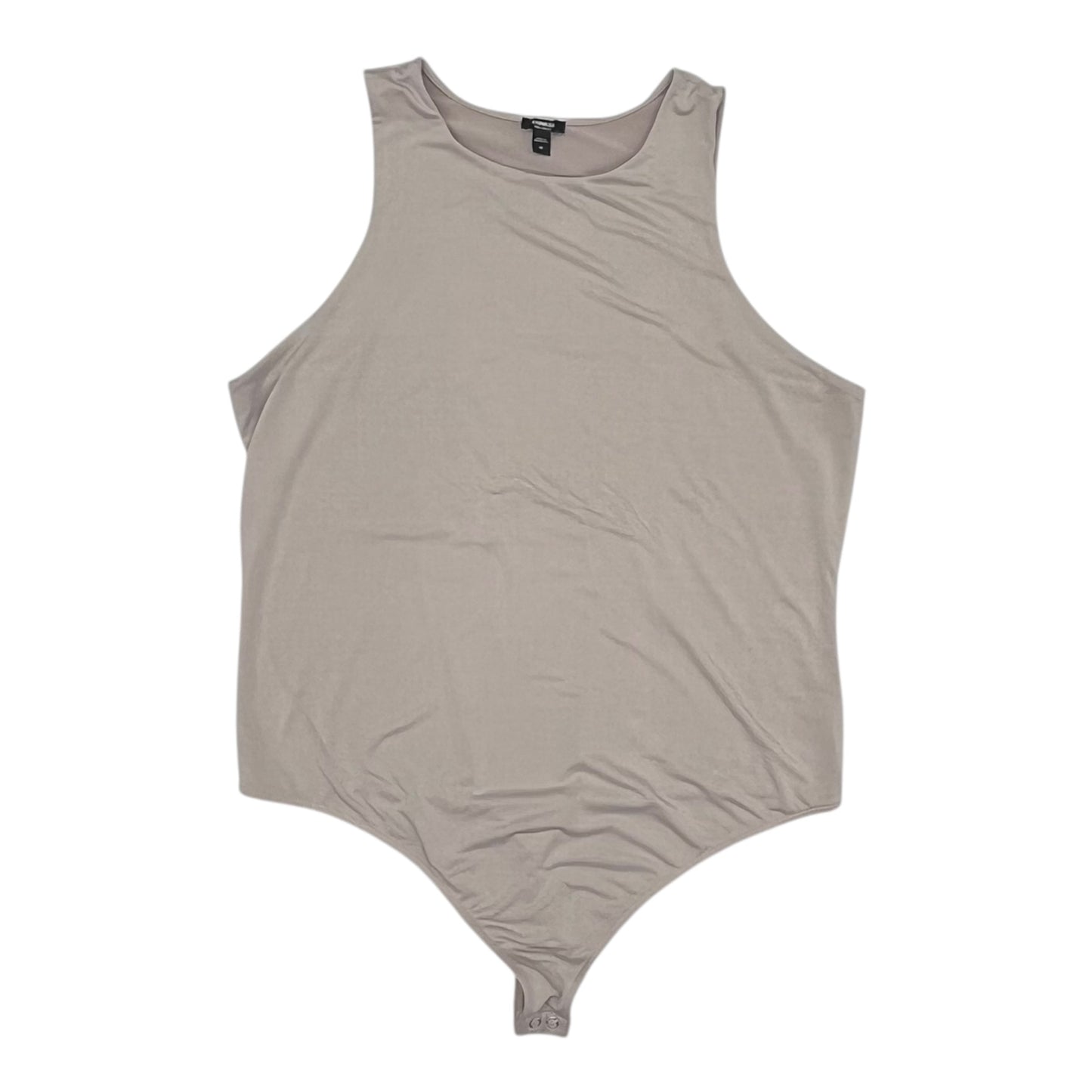 Bodysuit By Express In Tan, Size:Xl