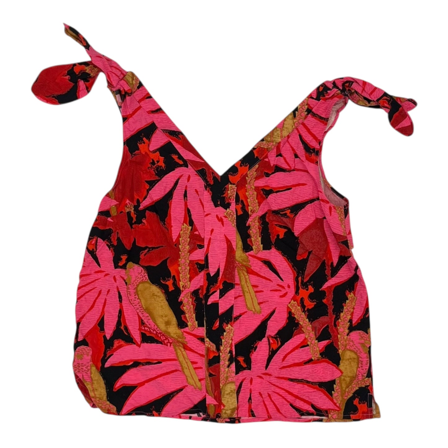 Blouse Sleeveless By J. Crew In Pink & Red, Size:S