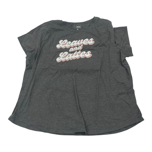 Top Ss By Sonoma In Grey, Size:2X