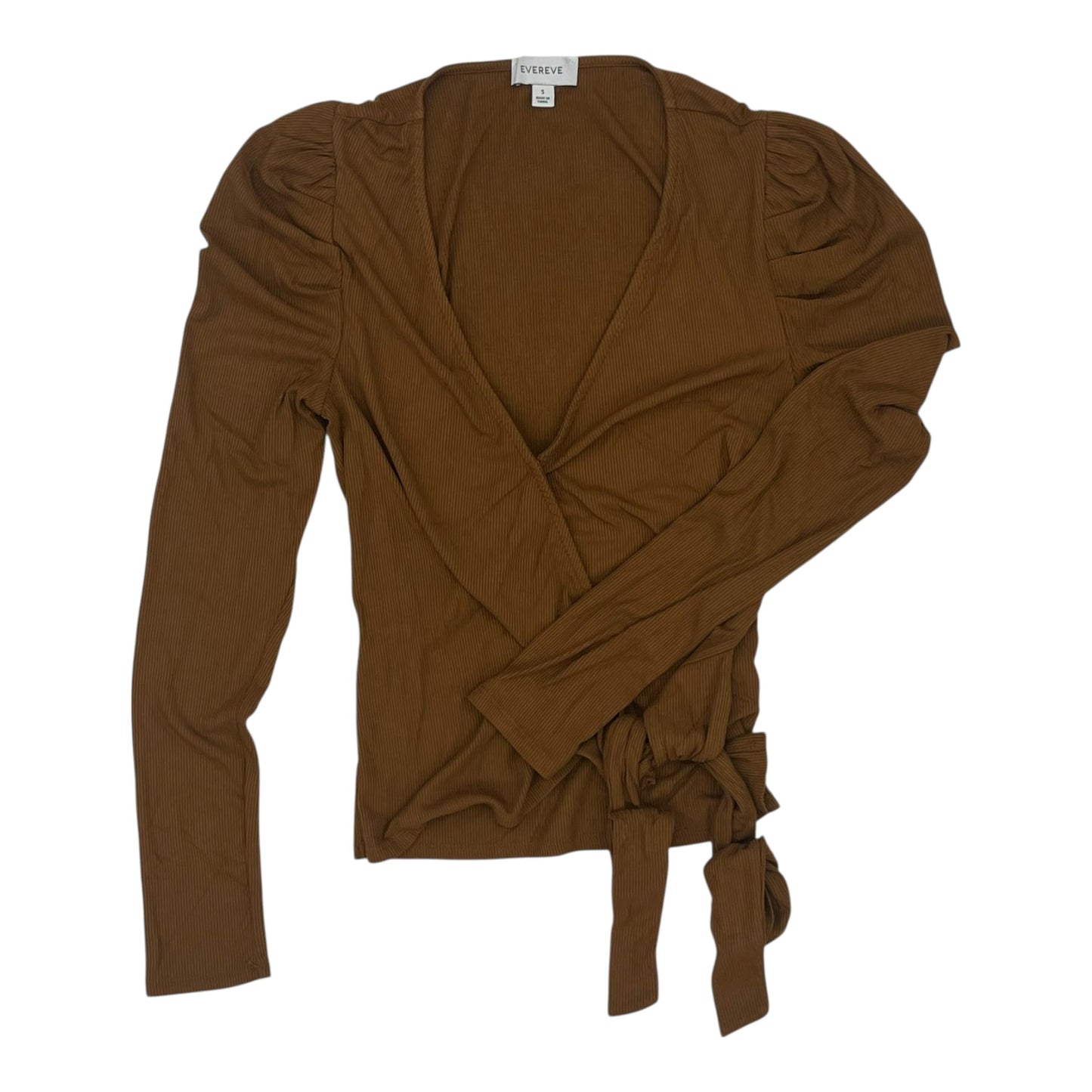 Top Ls By Evereve In Brown, Size:S