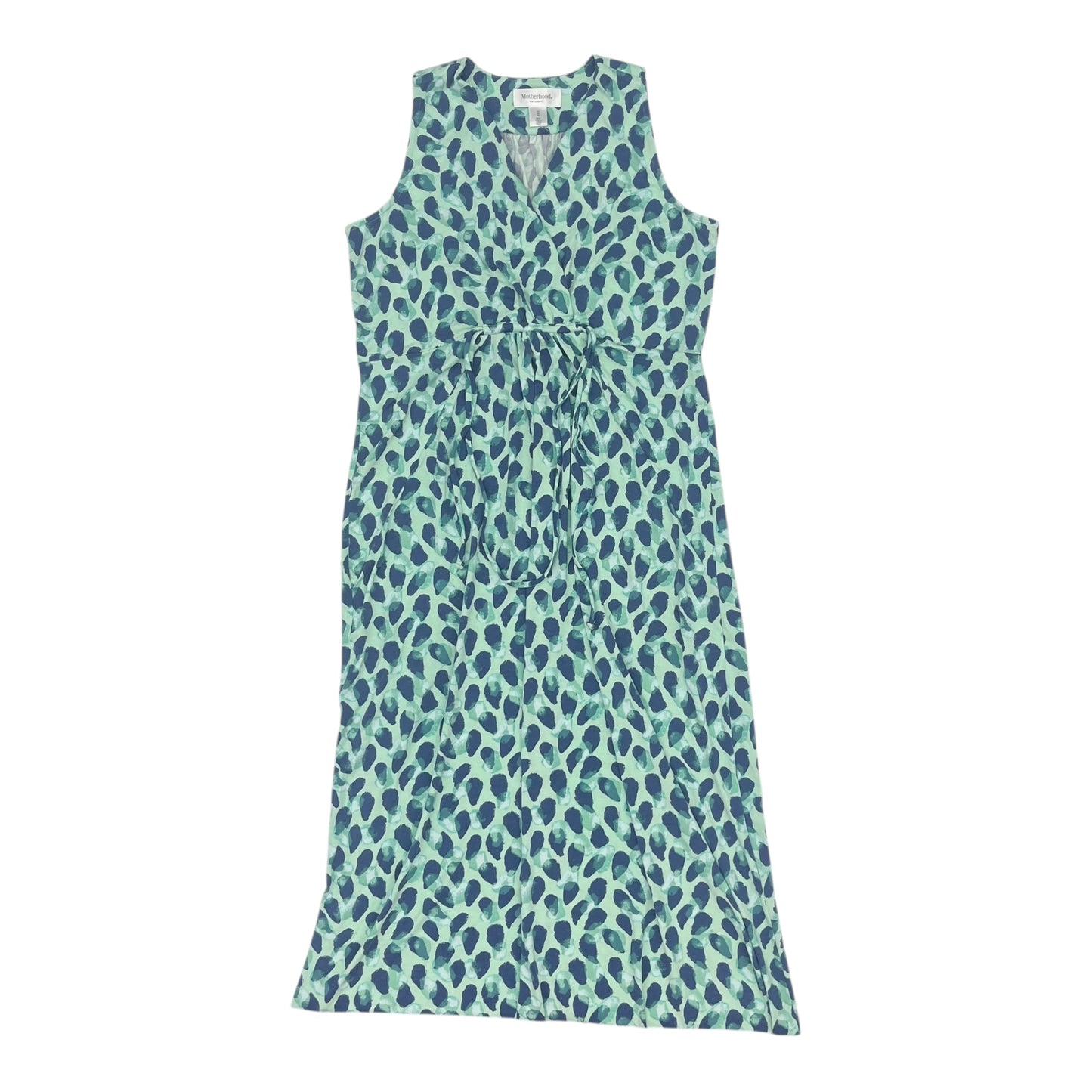 Mat Dress By Motherhood In Green, Size:M