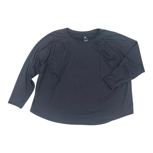 Athletic Top Ls Crewneck By All In Motion In Grey, Size:4X