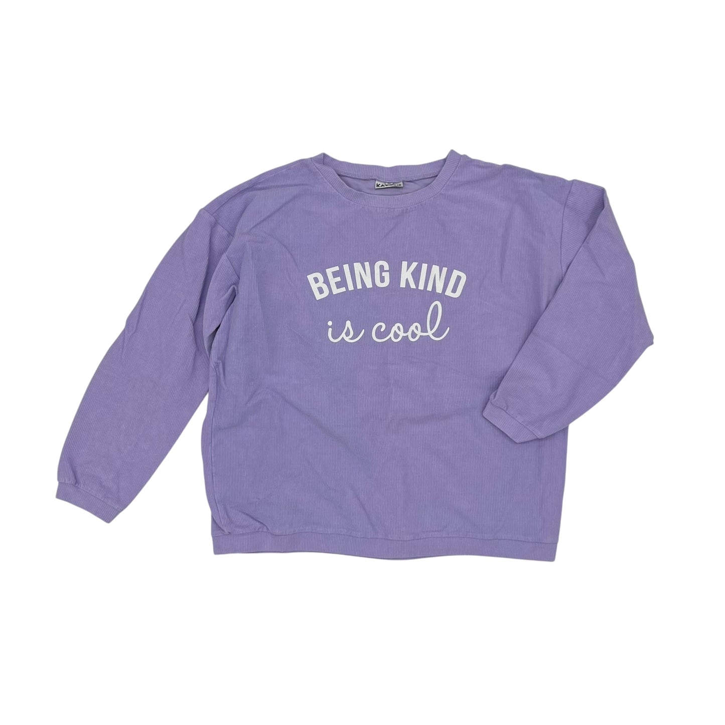 Sweatshirt Crewneck By Clothes Mentor In Purple, Size:Xl