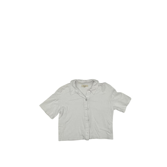 Blouse Ss By Madewell In White, Size:Xs